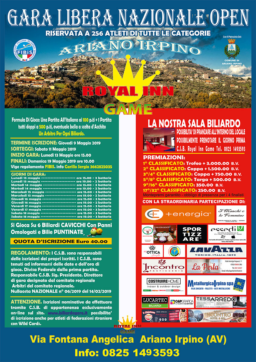 Torneo nazionale biliardo
