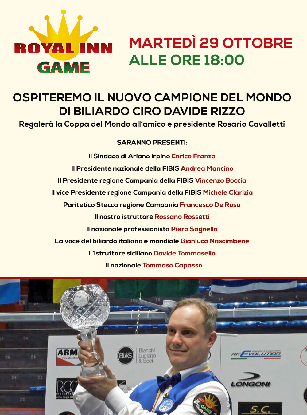 Royal INN game Ariano Irpino Ciro Davide Rizzo